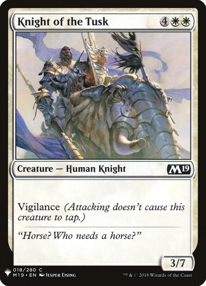 Knight of the Tusk (18) [The List]