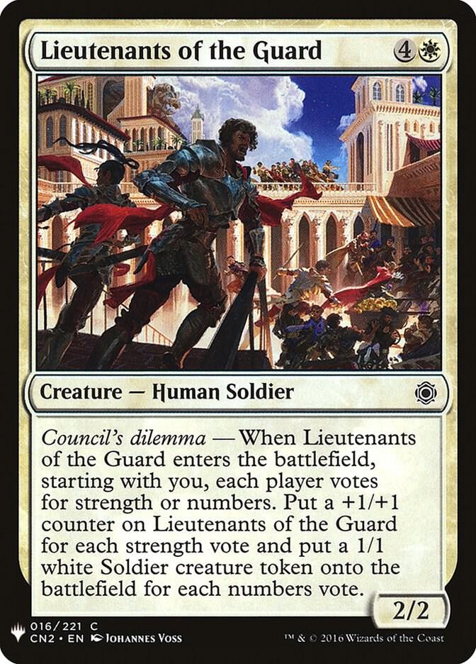Lieutenants of the Guard (16) [The List]