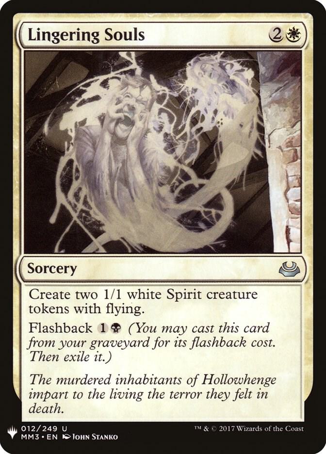 Lingering Souls (12) [The List]