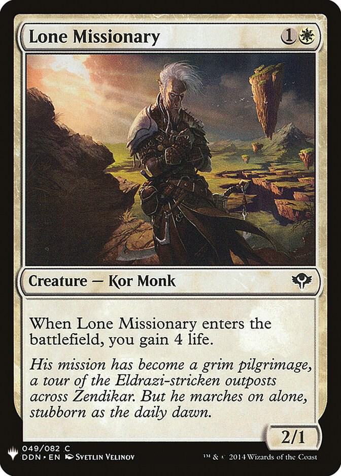 Lone Missionary (49) [The List]