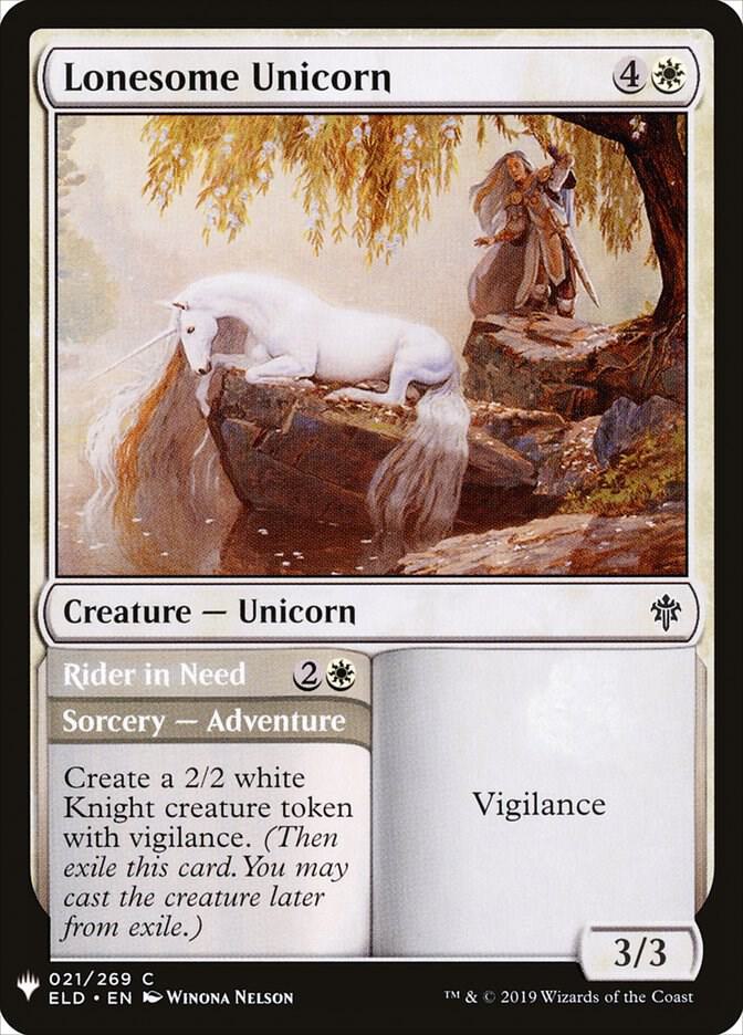 Lonesome Unicorn (21) [The List]
