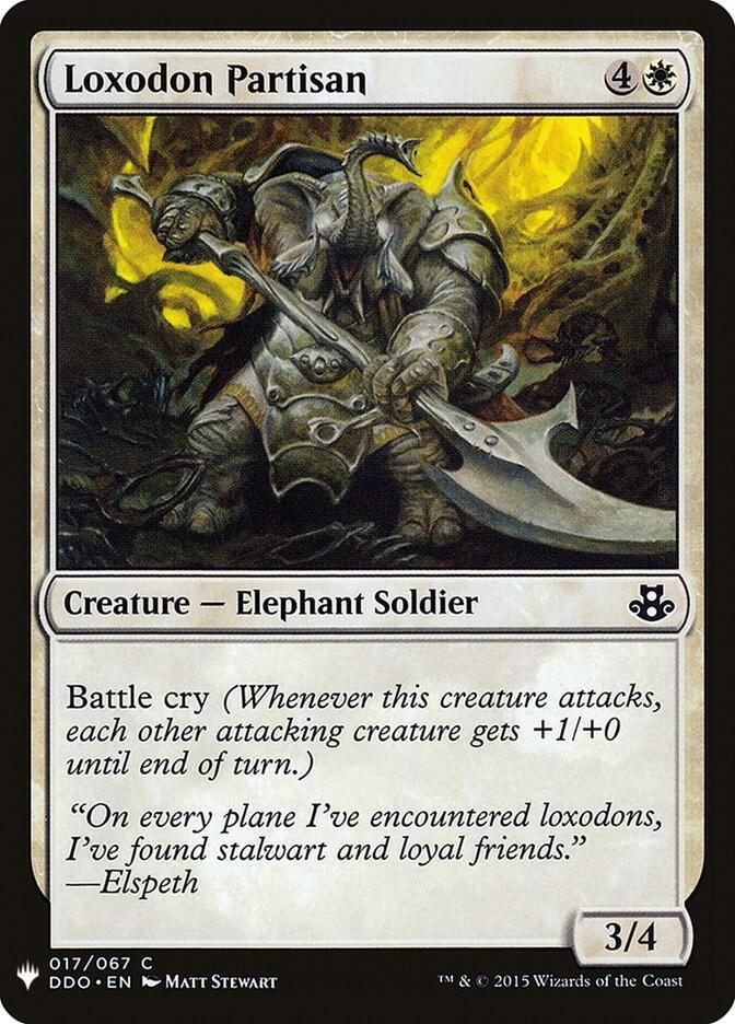 Loxodon Partisan (17) [The List]