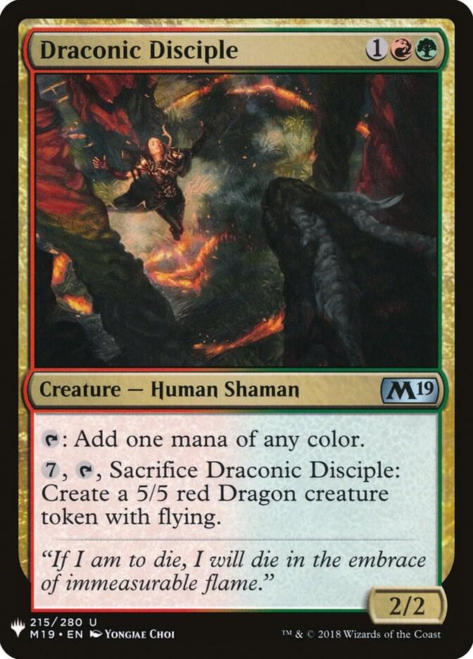 Draconic Disciple (215) [The List]