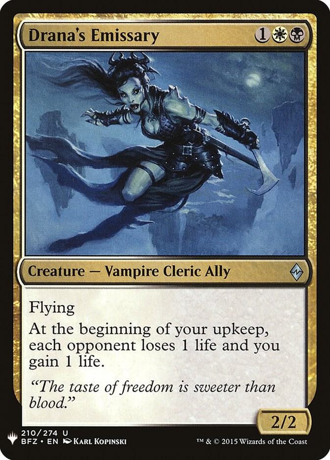 Drana's Emissary (210) [The List]