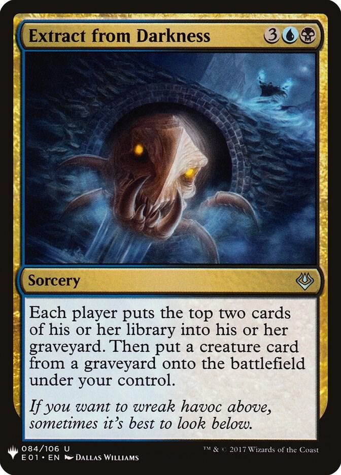 Extract from Darkness (84) [The List]
