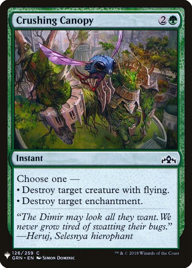 Crushing Canopy (126) [The List]