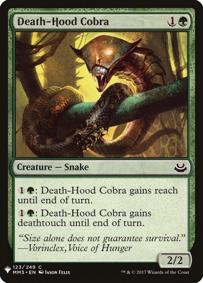 Death-Hood Cobra (123) [The List]
