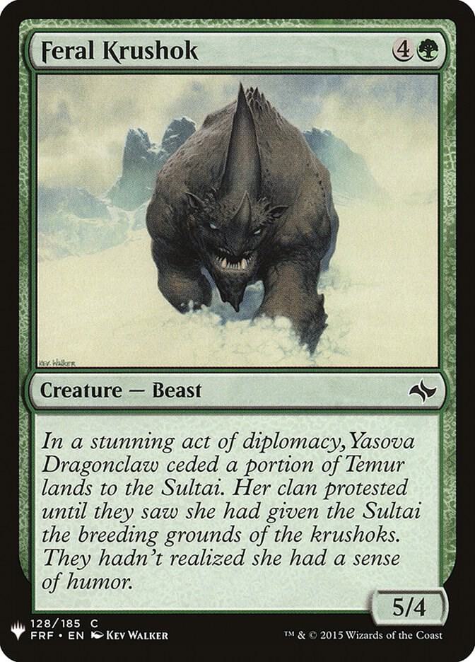 Feral Krushok (128) [The List]