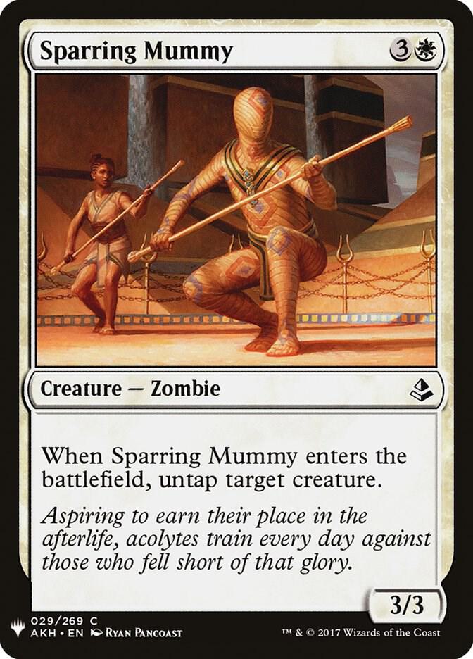 Sparring Mummy (29) [The List]