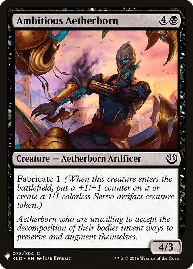 Ambitious Aetherborn (72) [The List]