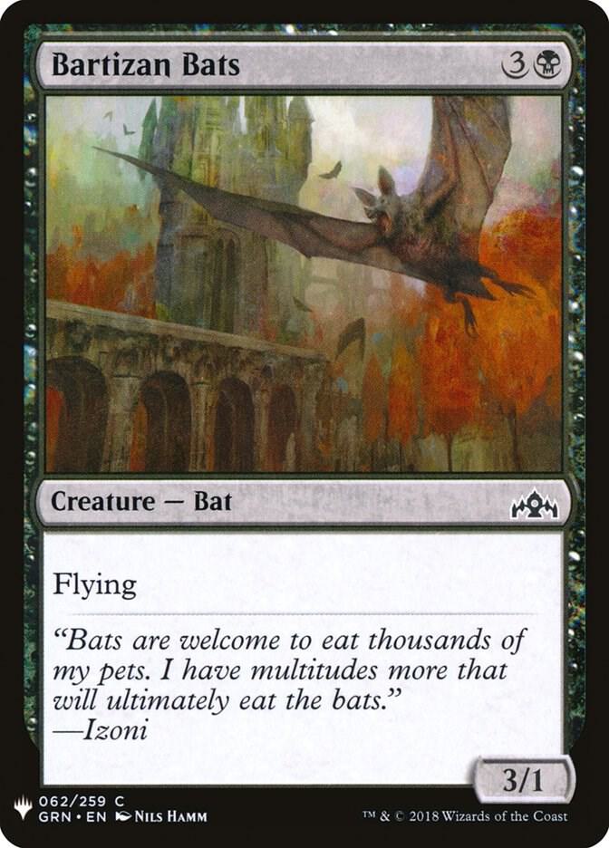 Bartizan Bats (62) [The List]