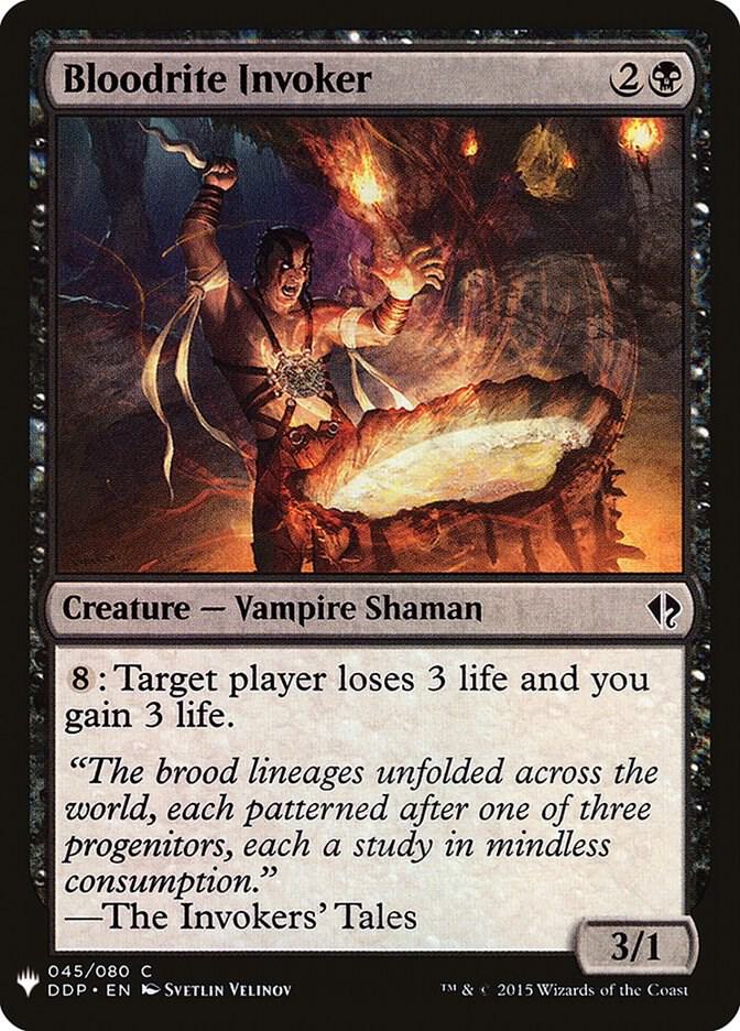 Bloodrite Invoker (45) [The List]