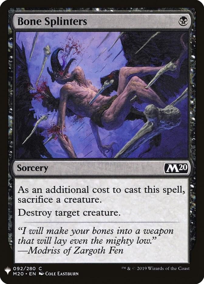 Bone Splinters (92) [The List]