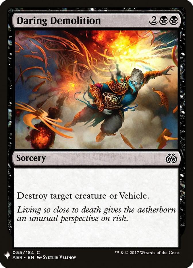 Daring Demolition (55) [The List]