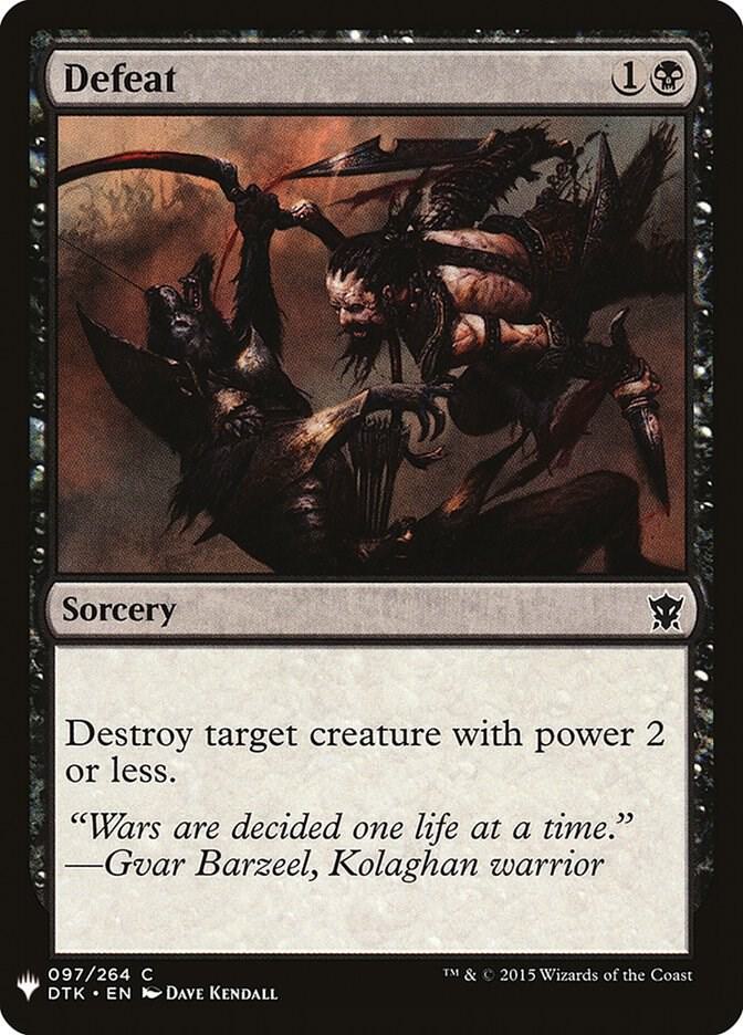 Defeat (97) [The List]