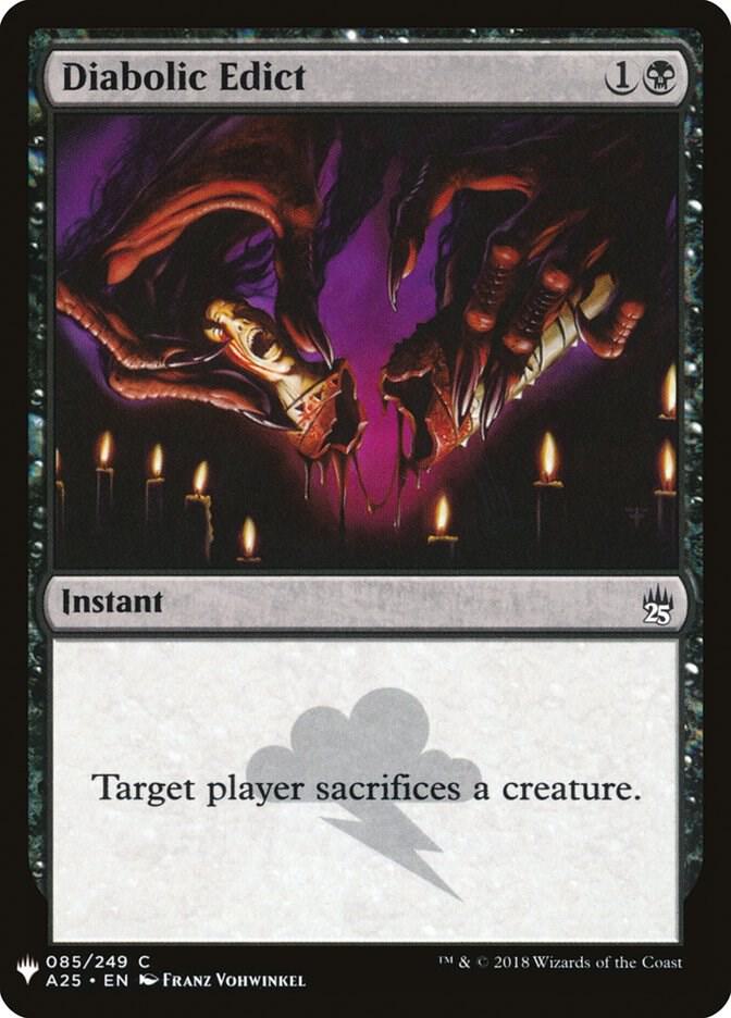 Diabolic Edict (85) [The List]