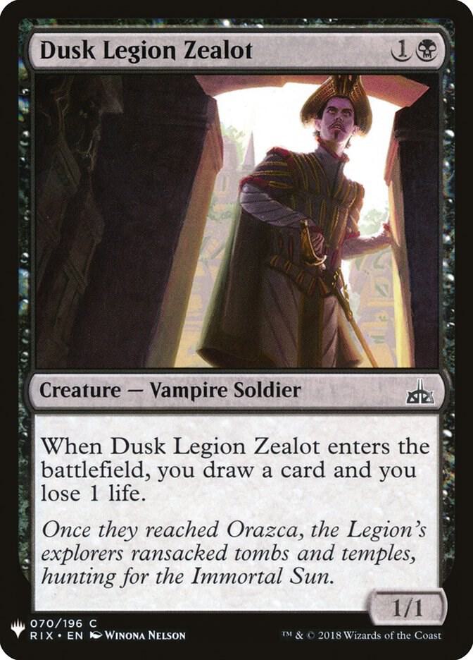 Dusk Legion Zealot (70) [The List]