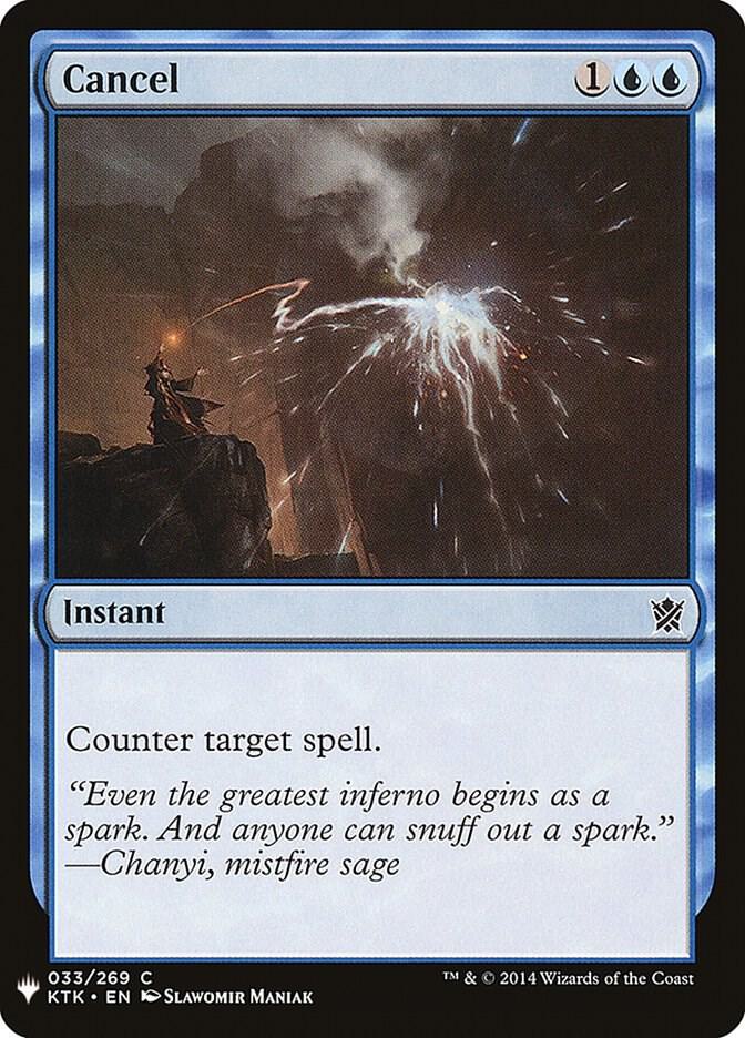 Cancel (33) [The List]