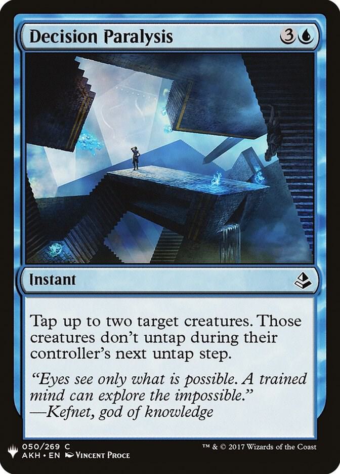 Decision Paralysis (50) [The List]