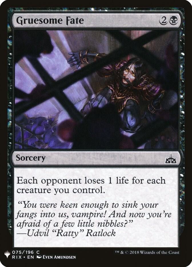 Gruesome Fate (75) [The List]