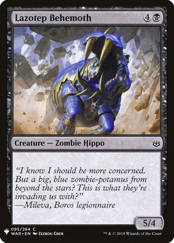 Lazotep Behemoth (95) [The List]