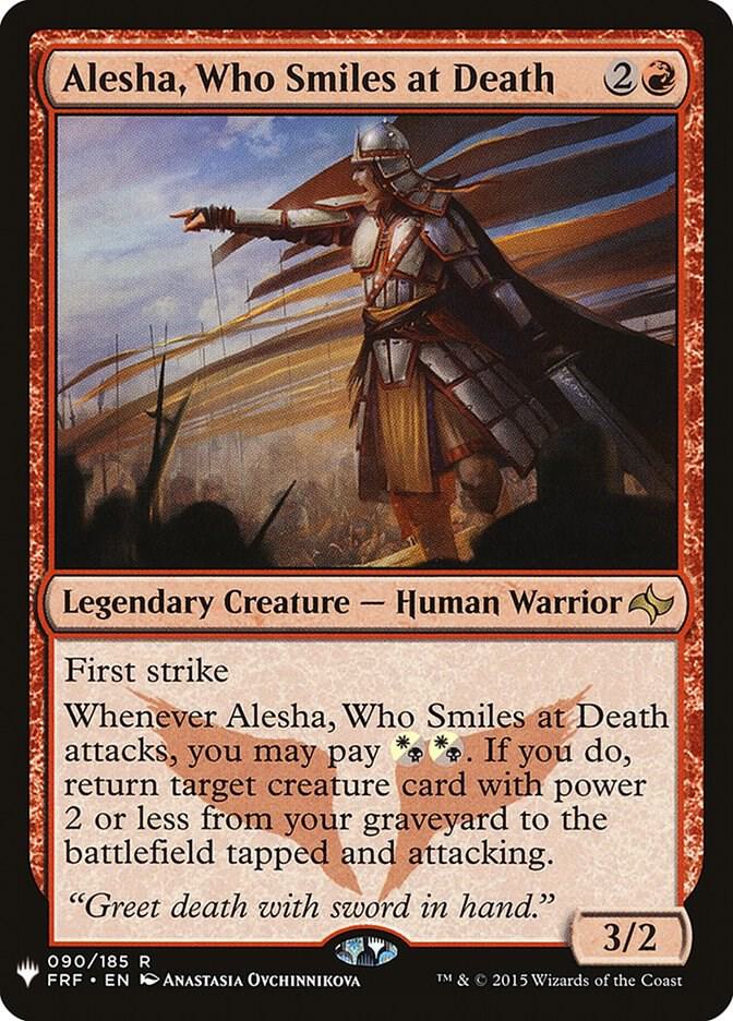 Alesha, Who Smiles at Death (090/185) [The List]