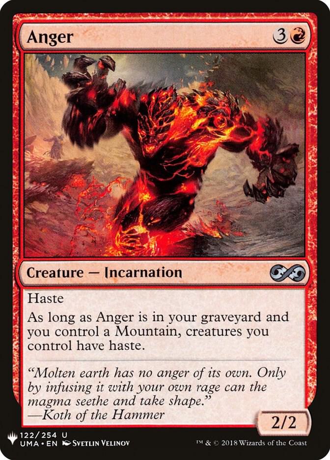 Anger (UMA) (122) [The List]