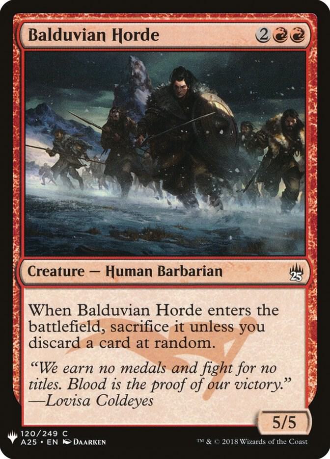 Balduvian Horde (120) [The List]