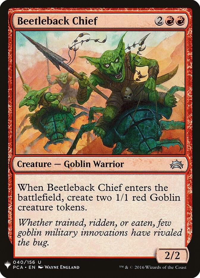 Beetleback Chief (40) [The List]