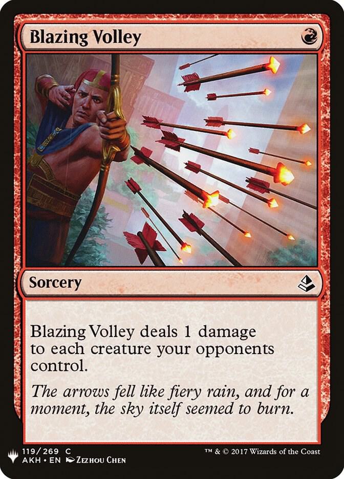 Blazing Volley (119) [The List]