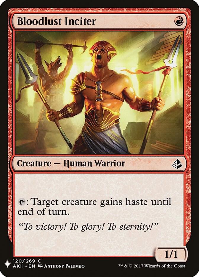 Bloodlust Inciter (120) [The List]