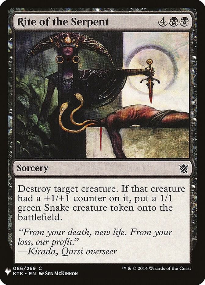 Rite of the Serpent (86) [The List]