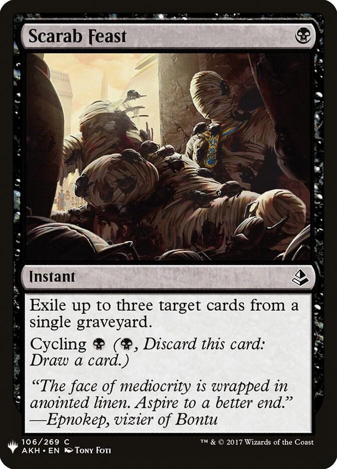 Scarab Feast (106) [The List]