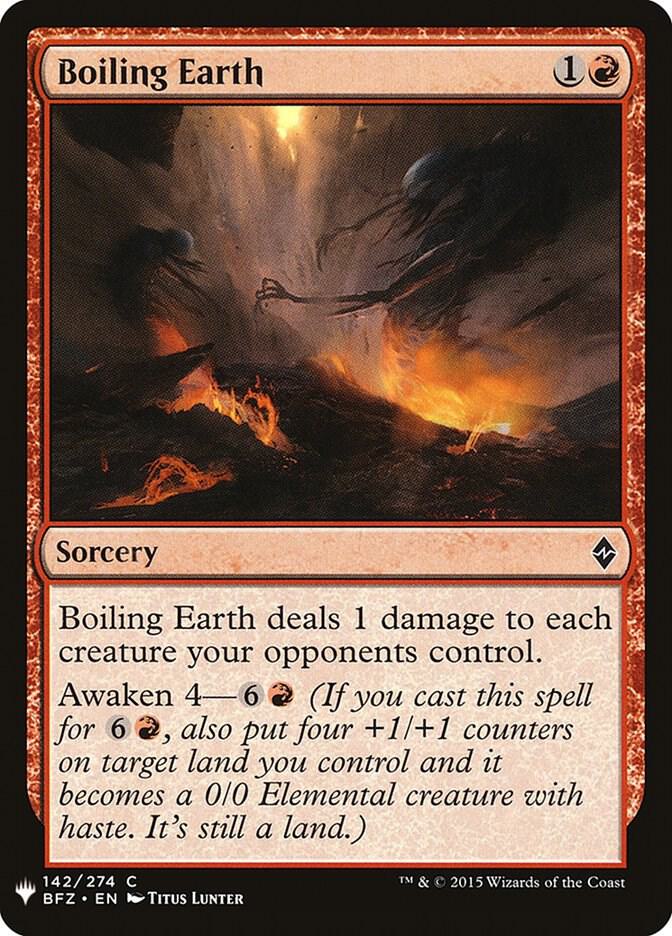 Boiling Earth (142) [The List]