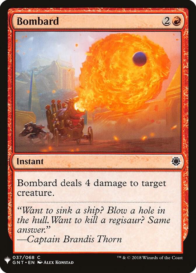 Bombard (37) [The List]