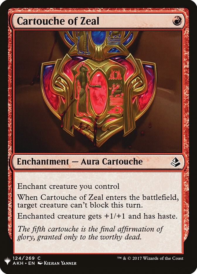 Cartouche of Zeal (124) [The List]