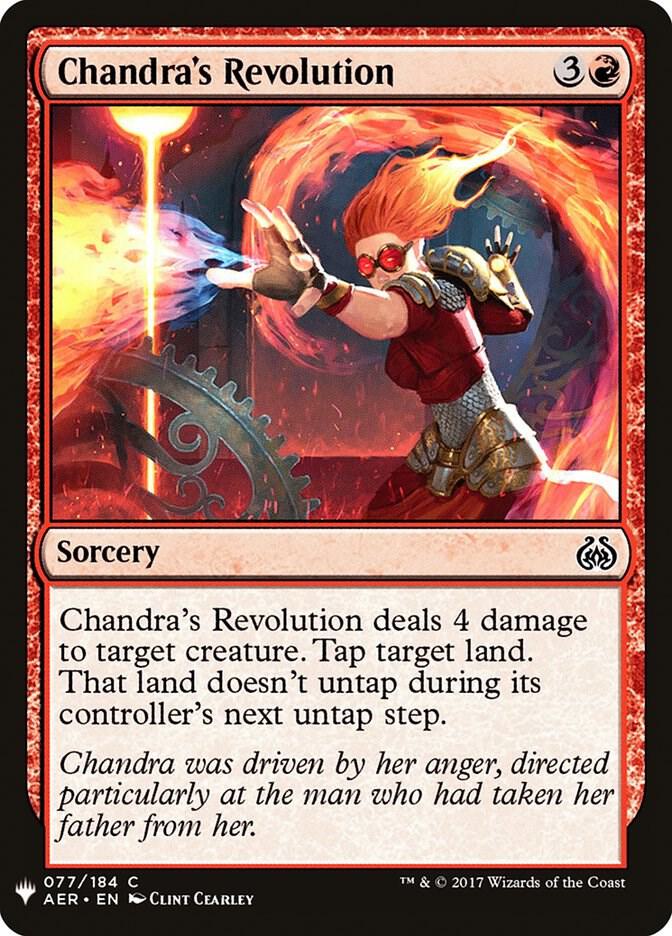 Chandra's Revolution (77) [The List]