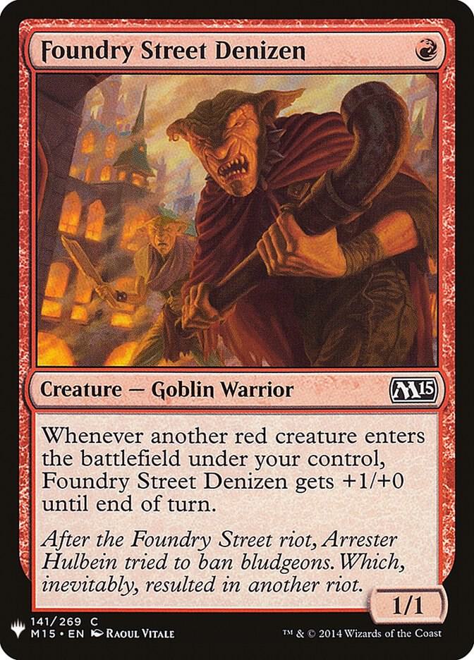 Foundry Street Denizen (141) [The List]