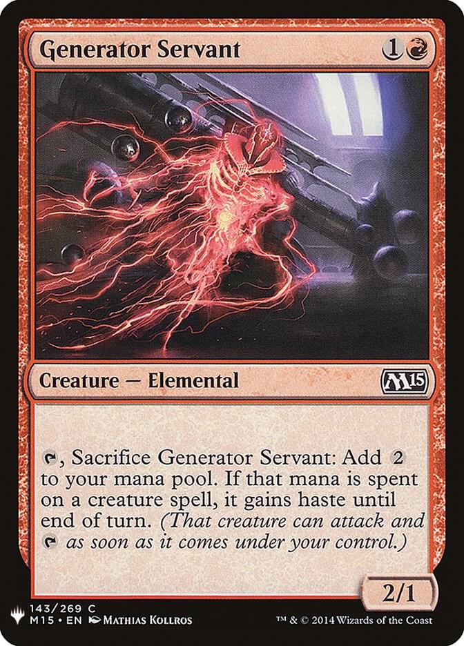 Generator Servant (143) [The List]