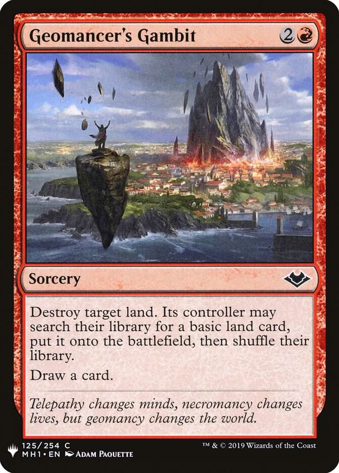 Geomancer's Gambit (125) [The List]