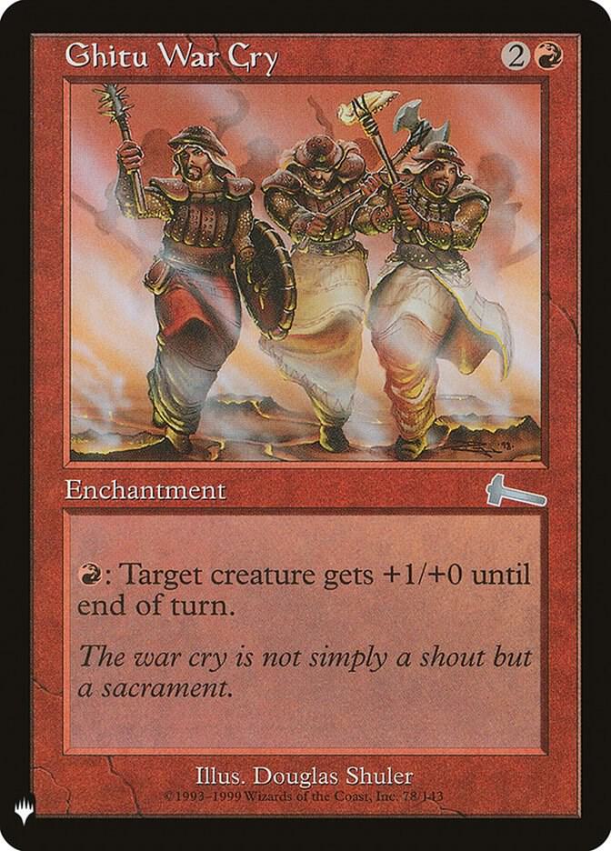 Ghitu War Cry (78) [The List]