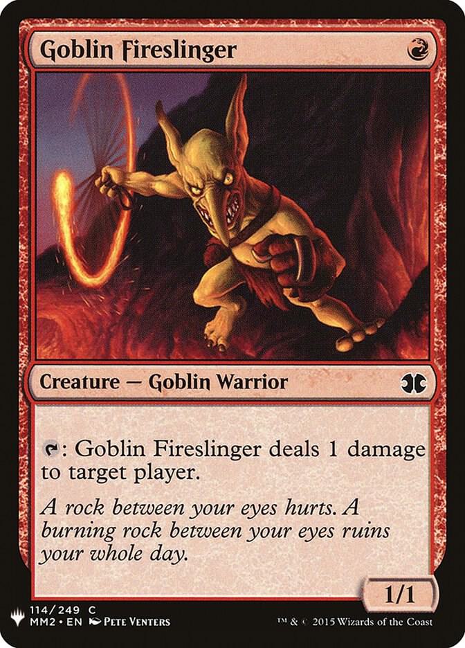 Goblin Fireslinger (114) [The List]