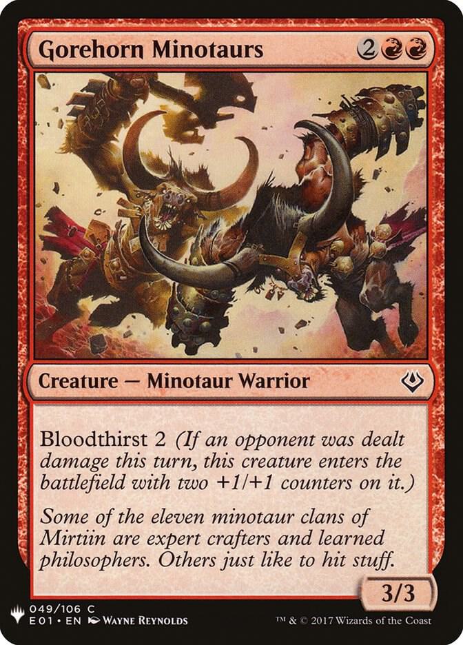 Gorehorn Minotaurs (49) [The List]