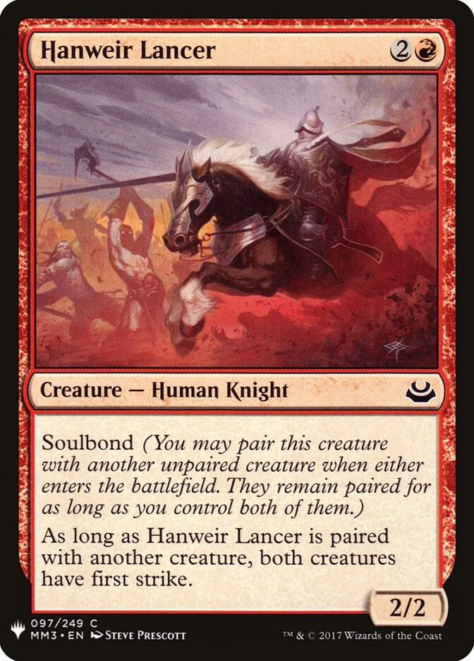 Hanweir Lancer (97) [The List]