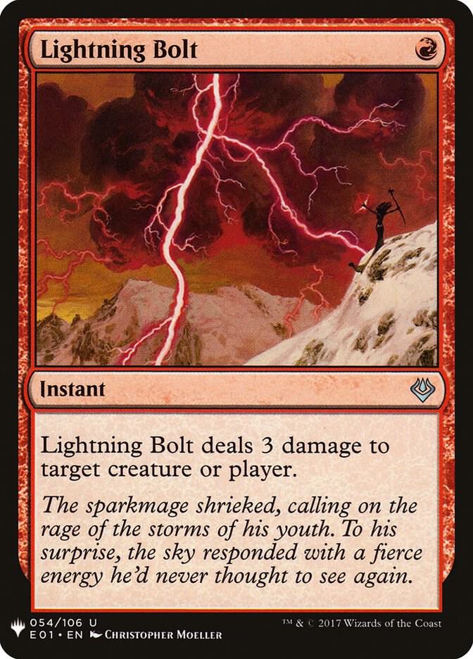 Lightning Bolt (E01) (54) [The List]