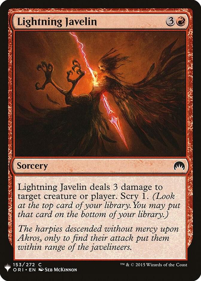 Lightning Javelin (153) [The List]