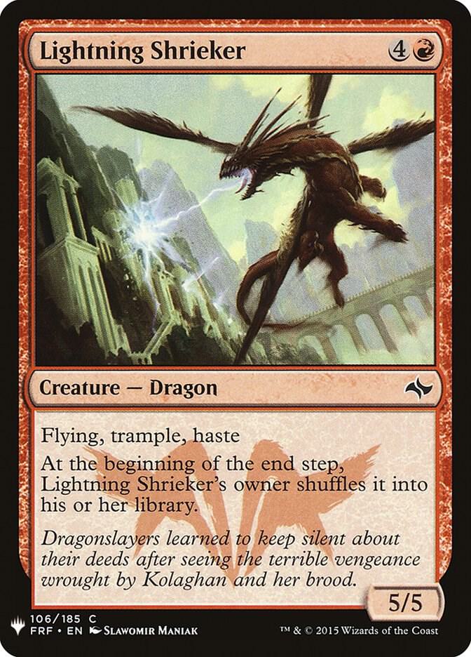 Lightning Shrieker (106) [The List]