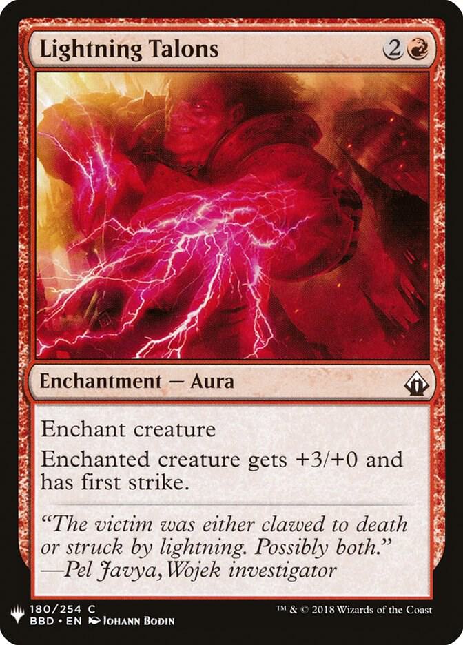 Lightning Talons (180) [The List]