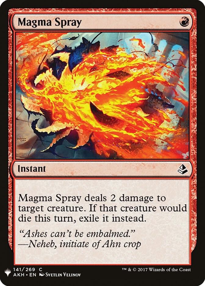 Magma Spray (141) [The List]