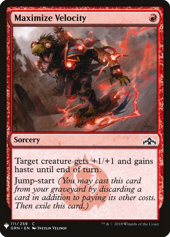 Maximize Velocity (111) [The List]